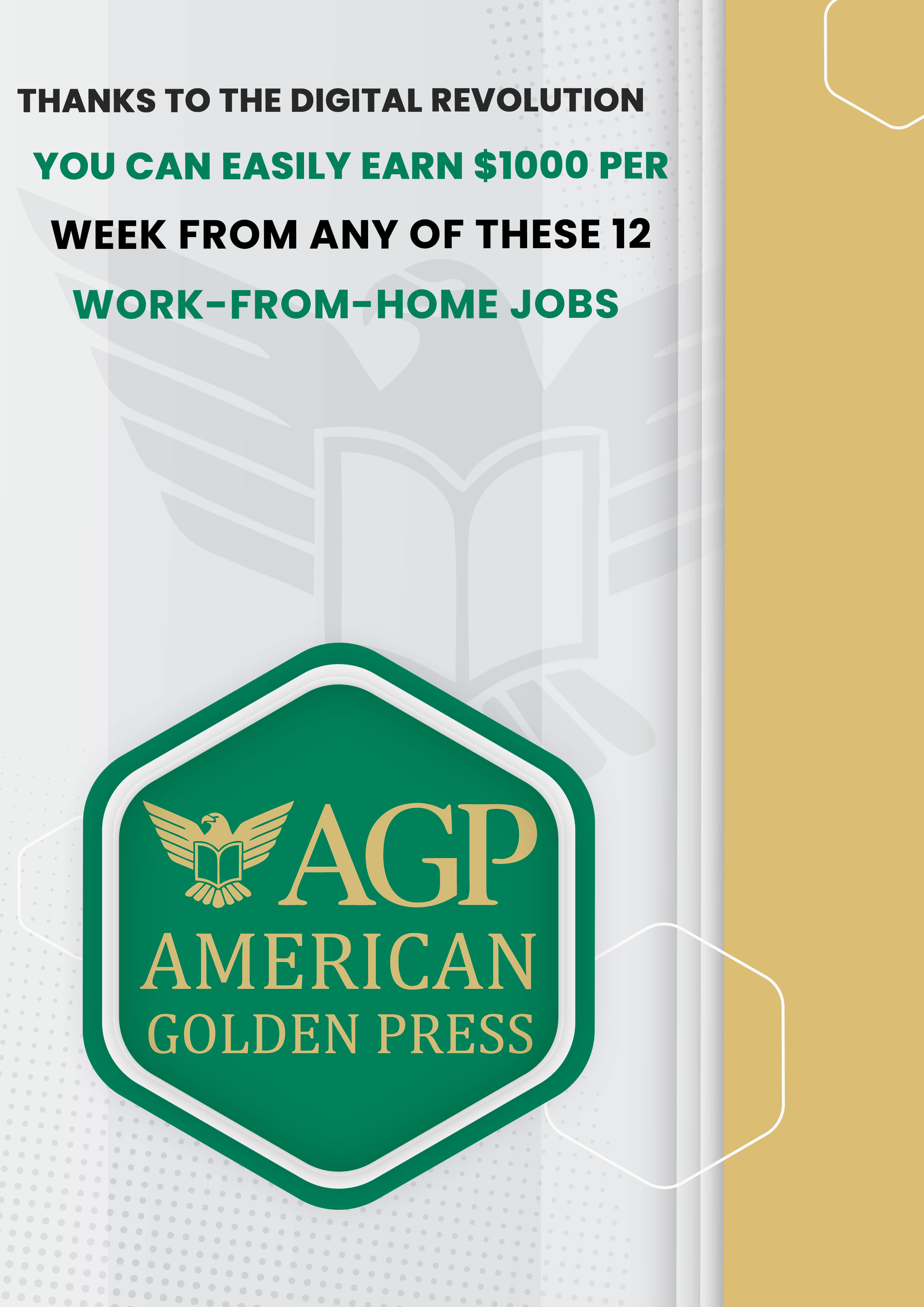 Thanks to the digital revolution, you can easily earn $1000 per week from any of these 12 work-from-home jobs.